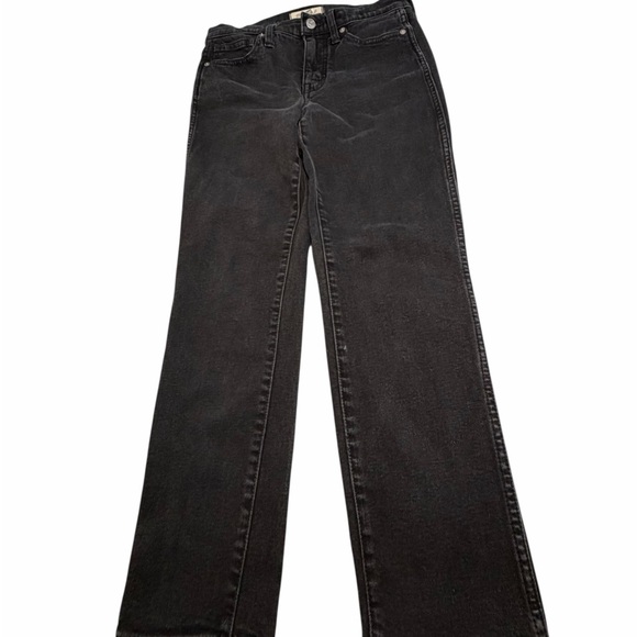 Madewell Women's Black Stovepipe Jeans Sz 26 - Picture 5 of 11